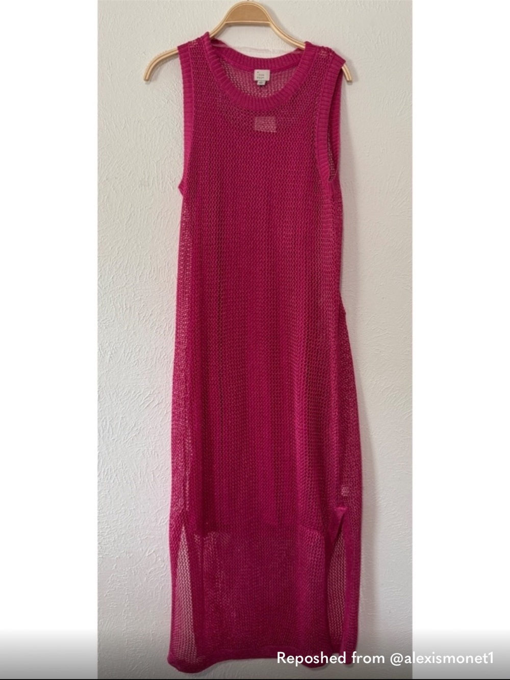 a new day Fuchsia Knit Maxi Dress